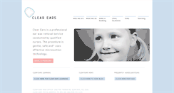 Desktop Screenshot of clearears.com.au